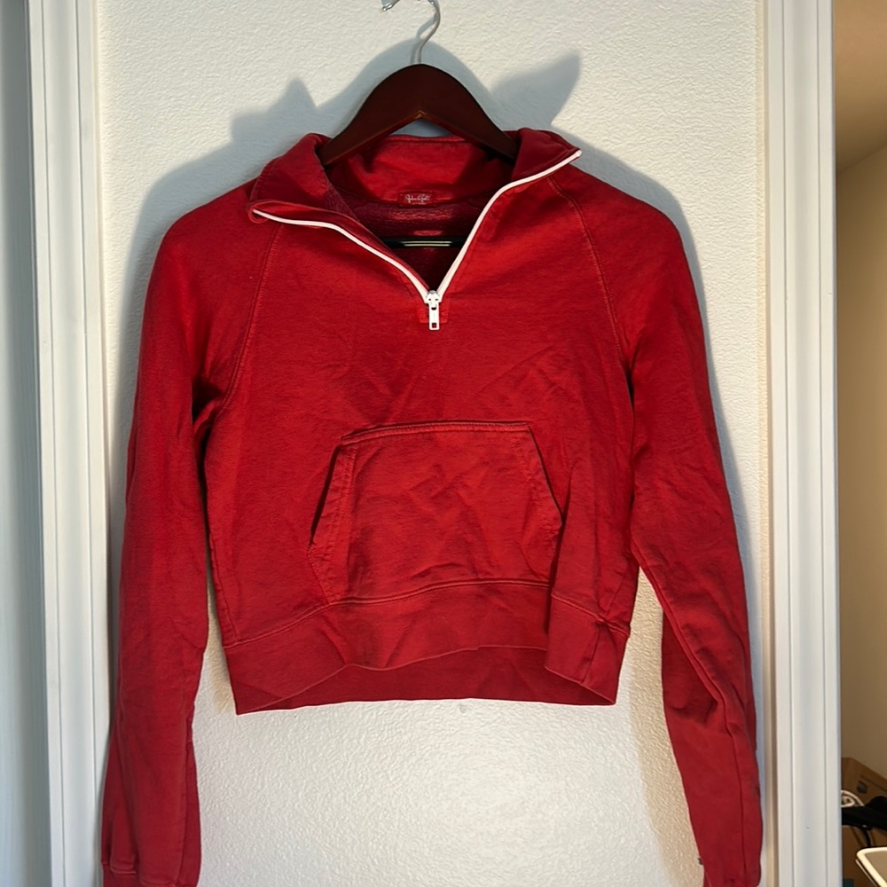 John galt California 3/4 zip crop